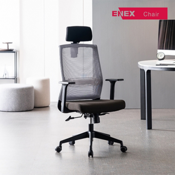 포드L 500 메쉬 요추 시스템의자-블랙바디