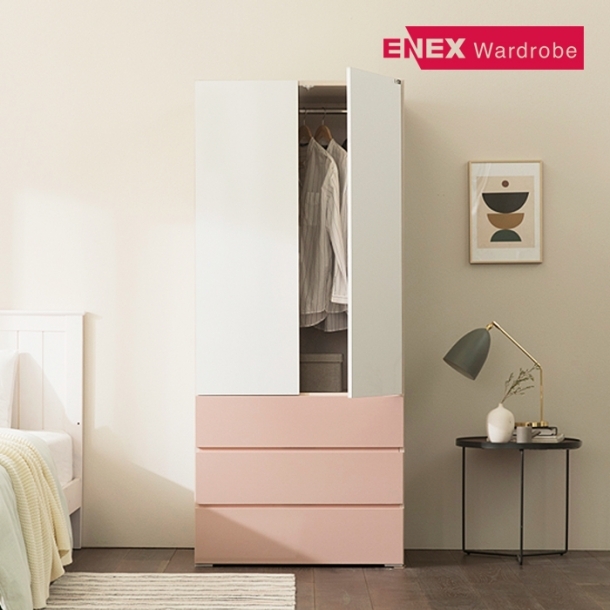 컬러핏 싱글장-3단 서랍형 옷장
