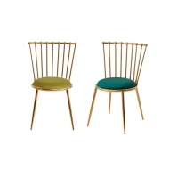 [엘린까사] 1+1 NEW 크라운 마카롱의자 고급 스테인레스의자 인테리어 카페 식탁 화장대 디자인 체어