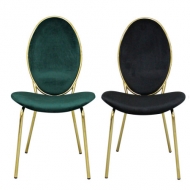 [엘린까사] 1+1 런칭 한정특가! 클레오파트라 리뉴얼 골드체어 벨벳의자 화장대의자 예쁜 인테리어의자