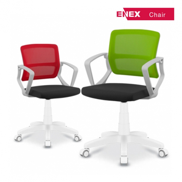 이지 화이트 메쉬 의자(EG-600)