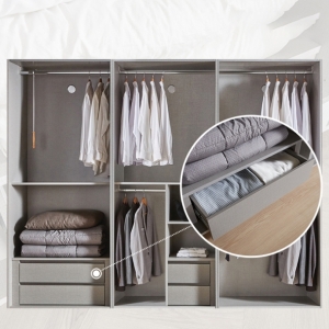 2단 서랍장 A형(실속형 붙박이장 옵션)