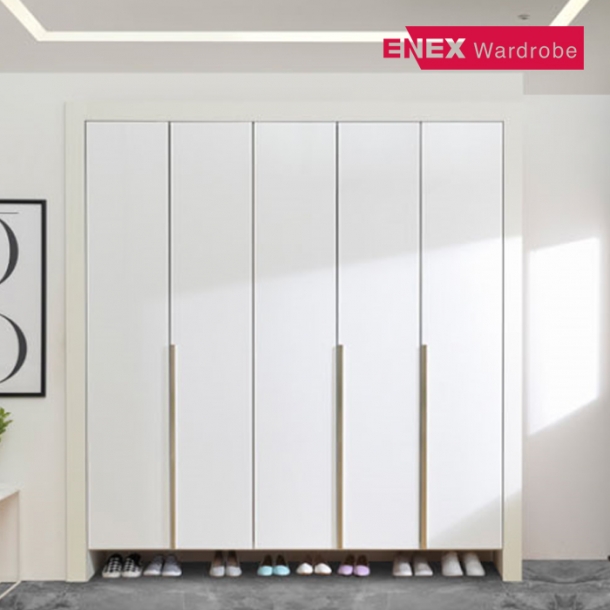 라인하이그로시 현관장/신발장(행잉형)-130cm