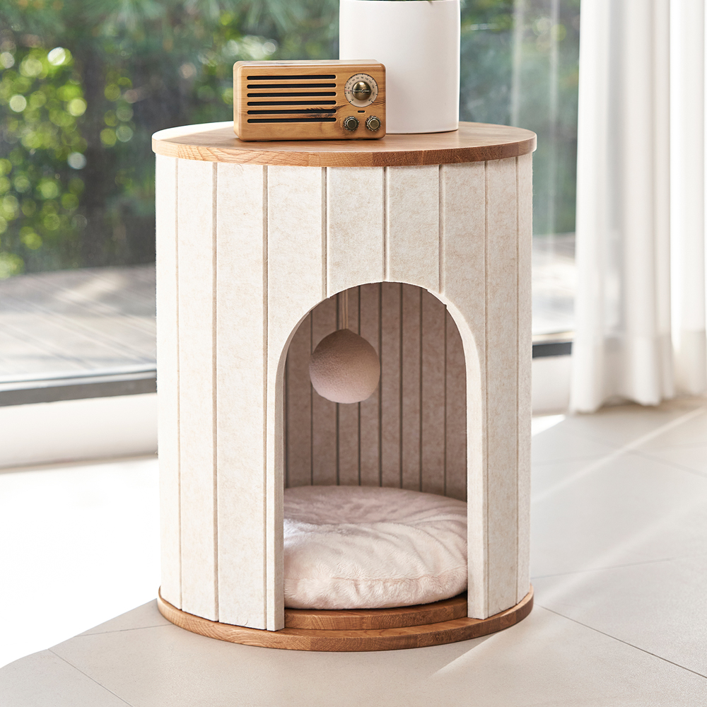 지나티 반려동물 쿠션 싱글 | 베이지,그레이