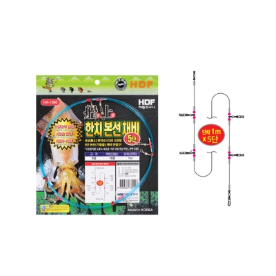 해동 선상 한치 본선채비 5단/7단/10단