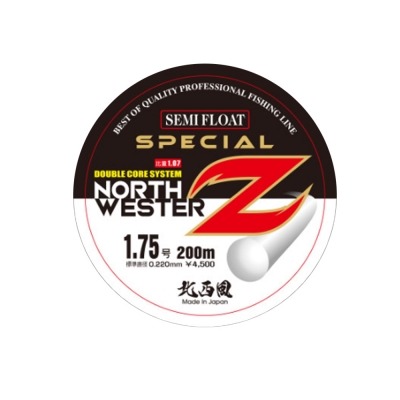 북서풍 스페셜Z 세미플로팅 200M 화이트 원줄