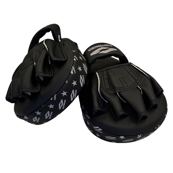 컨텐더 CC-222 펀칭 손미트 천연가죽 블랙