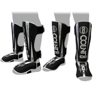 카운트8 CE-8755BS 발등정강이 보호대 무광 합피소재 SHIN GUARD