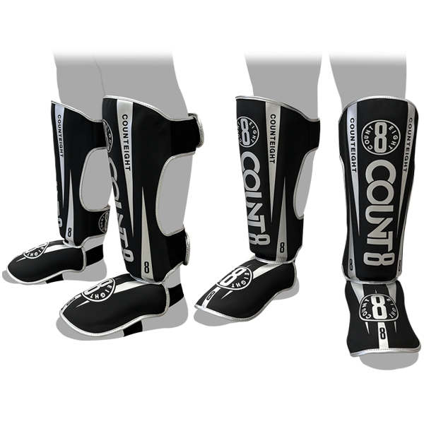 카운트8 CE-8755BS 발등정강이 보호대 무광 합피소재 SHIN GUARD