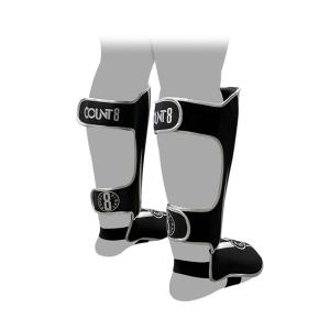 카운트8 CE-8755BS 발등정강이 보호대 무광 합피소재 SHIN GUARD