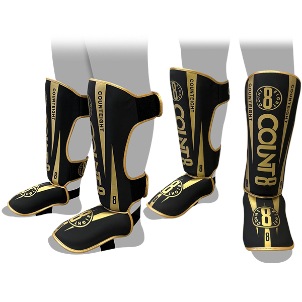 카운트8 CE-8755BG 발등정강이 보호대 무광 합피소재 SHIN GUARD