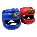 컨텐더 CP-736 스틸 안면보호 헤드기어(가죽)