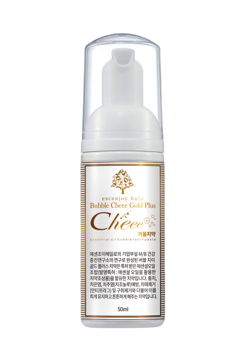 버블 치이 골드 플러스 치약 50ml (거품치약)