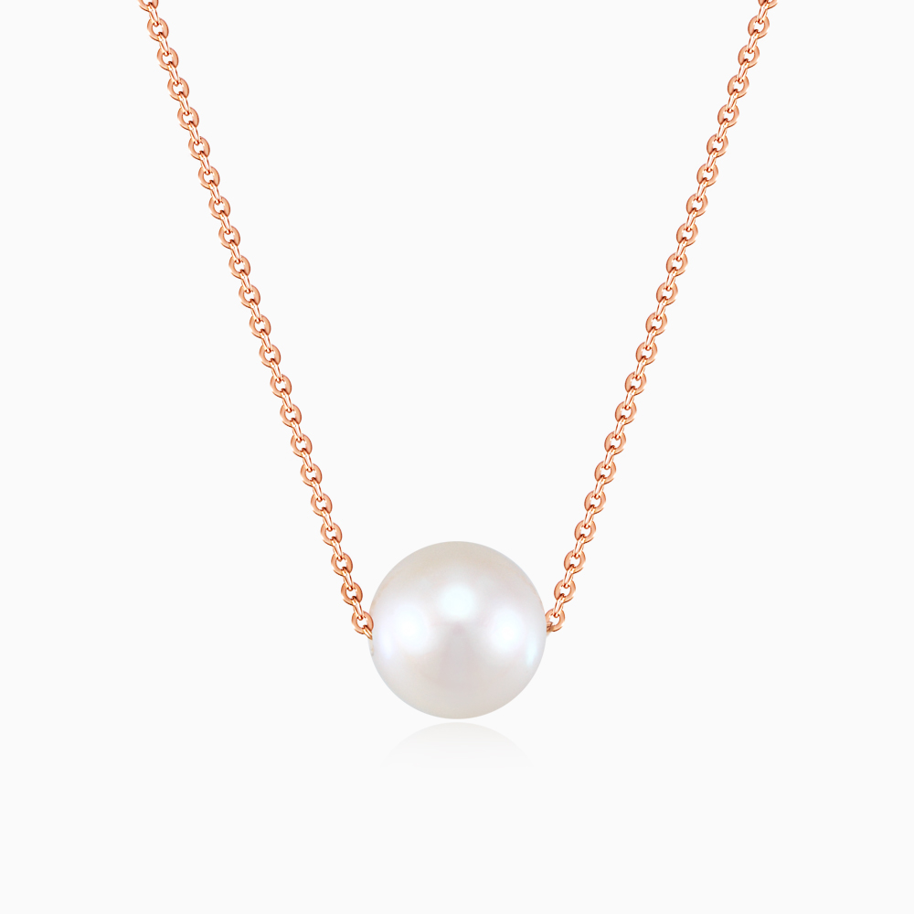 14k 18k 리플리히 천연 진주 목걸이