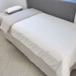 [단품구매] 고밀도 바이오워싱 미용베드용 침구 (베이지&아이보리) | 병원&middot;한의원&middot;피부과 전용