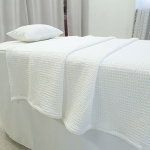 워싱와플 여름이불(화이트) [미용/관리실/피부과 의원/병원/한의원/홑이불]
