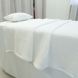 워싱와플 여름이불(화이트) [미용/관리실/피부과 의원/병원/한의원/홑이불]