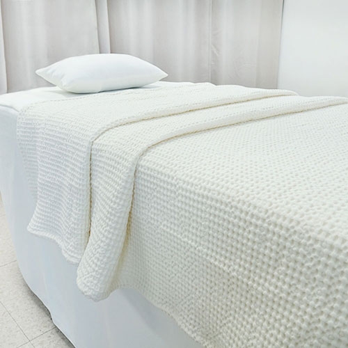 워싱와플 여름이불(아이보리) [미용/관리실/피부과 의원/병원/한의원/홑이불]