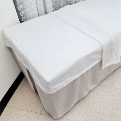 [오일사용가능] 소프트 레자 매트커버 화이트 [마사지, 에스테틱 관리실방수커버]