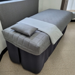 휘선염II 미용베드용 침구세트(진그레이&그레이) | 병원&middot;한의원&middot;피부과 전용