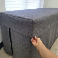 엣지 홑겹매트커버 [미용베드커버/관리실/피부과/한의원/마사지침대커버]