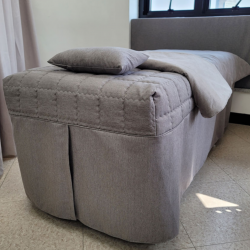 [단품구매]드림 고밀도선염 업소용 침구(진그레이) [미용베드커버/관리실/피부과 의원/병원/한의원/이불세트]