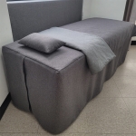 엣지 선염 미용베드용 침구세트(진그레이) | 병원&middot;한의원&middot;피부과 전용