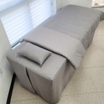 리브 미용베드용 침구세트(내츄럴그레이) | 병원&middot;한의원&middot;피부과 전용