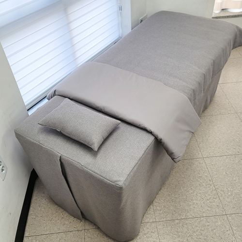 리브 미용베드용 침구세트(내츄럴그레이) | 병원&middot;한의원&middot;피부과 전용