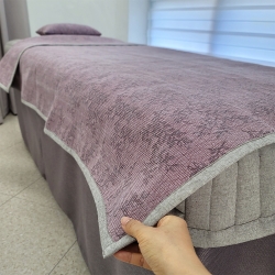 인견 3mm누빔 여름이불(퍼플) [미용베드커버/관리실/피부과 의원/병원/한의원/이불세트]