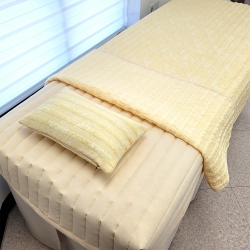 인견 교차누빔 여름이불(옐로우) [미용베드커버/관리실/피부과 의원/병원/한의원/이불세트]