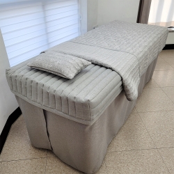 인견 교차누빔 여름이불(그레이) [미용베드커버/관리실/피부과 의원/병원/한의원/이불세트]