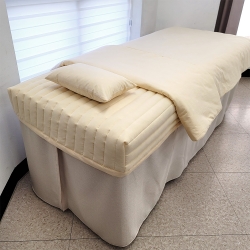 멜란선염 미용베드용 침구세트(옐로우) | 병원&middot;한의원&middot;피부과 전용