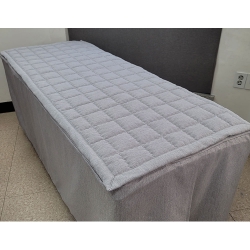 드림 단면누빔패드(그레이) [미용베드커버/관리실/피부과 의원/병원/한의원/이불세트]