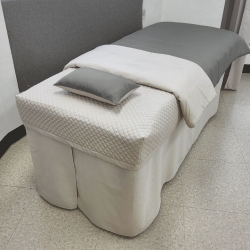 라이트에어 항균+퀵드라이 미용베드용 침구세트 (베이지/카키) | 병원&middot;한의원&middot;피부과 전용