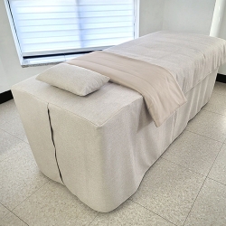 리브 미용베드용 침구세트(딥베이지) | 병원&middot;한의원&middot;피부과 전용