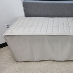 오레 단면누빔패드(베이지) [미용베드커버/관리실/피부과 의원/병원/한의원/이불세트]