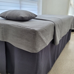 워싱캔버스 홑겹매트커버/여름이불 [미용베드커버/관리실/피부과 의원/병원/한의원/이불세트]