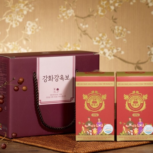 [강화초록식품]강화 강옥보 세트 (강옥고 220g*2)