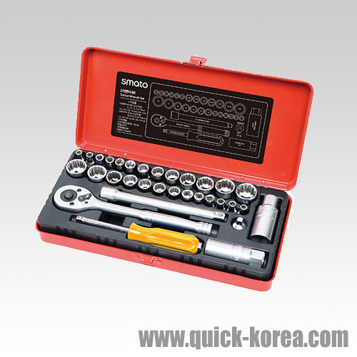 스마토 소켓렌치세트 1/4인치,3/8인치*33P