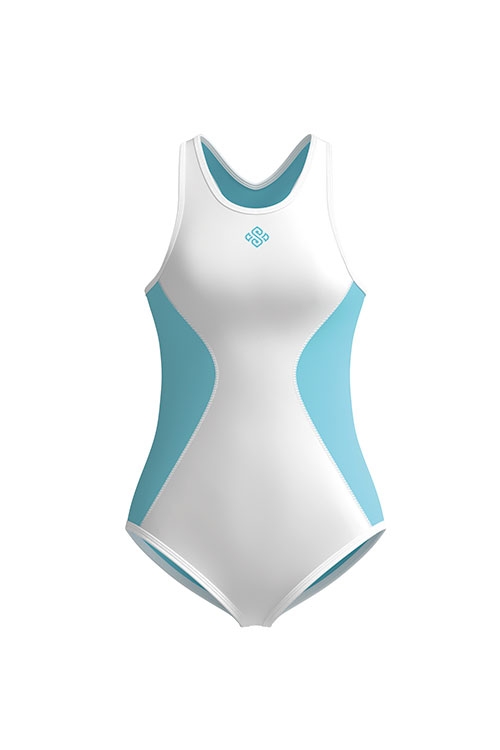 Sleeveless White&Blue 2mm