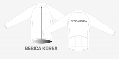BEBICA KOREA 긴팔져지 화이트
