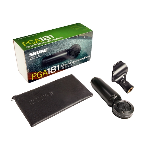 SHURE PGA181-LC 슈어 사이드-어드레스 단일지형성 콘덴서 마이크  보컬, 어쿠스틱, 앰프수음