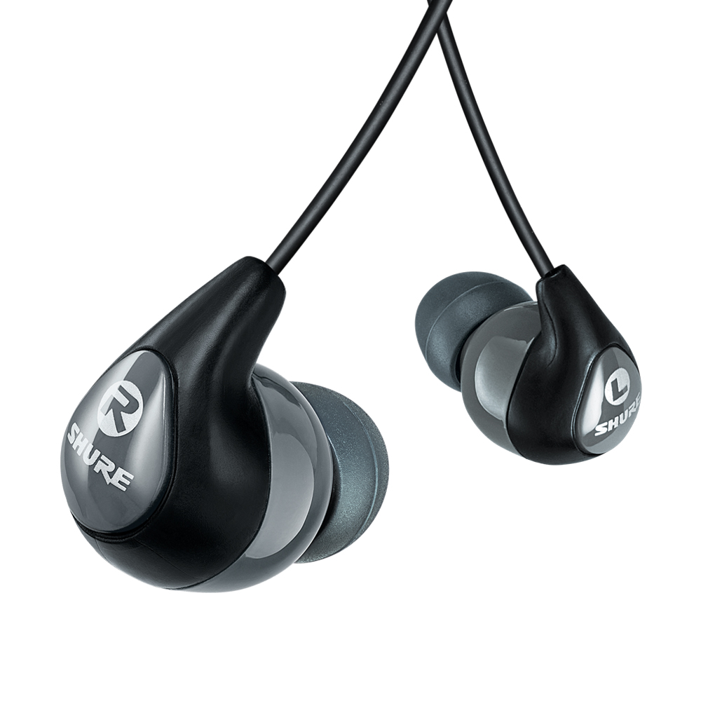 SHURE SE112 슈어 사운드 아이솔레이팅 이어폰 그레이색상