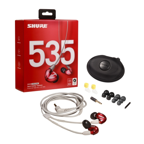 SHURE SE535 LTD 레드 슈어 스페셜 에디션 이어폰