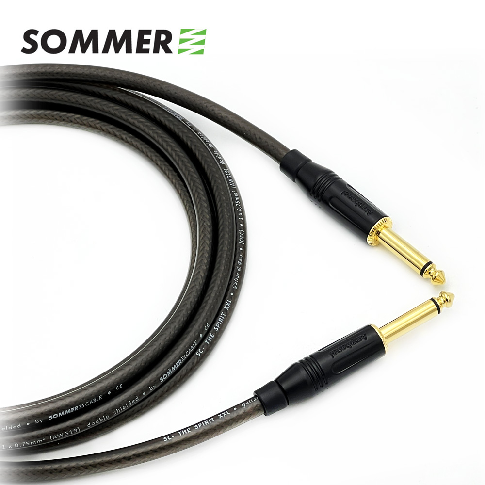 좀머 Spirit XXL 암페놀 양방향 골드 55 TS(모노) 악기케이블