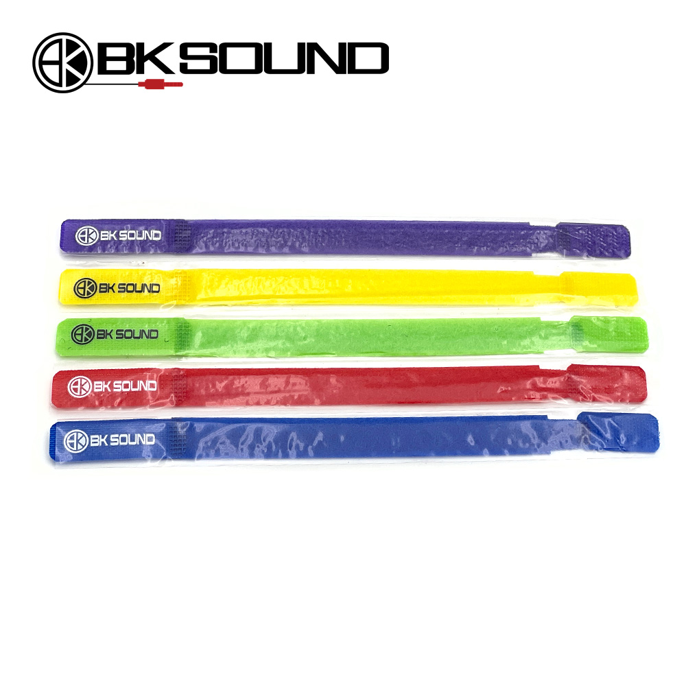 케이블 정리용 컬러벨크로 (10개입)