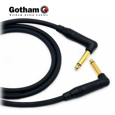 고담 GAC-1 Ultra pro 암페놀 골드 양방향 기역자 55 TS(모노) 악기케이블