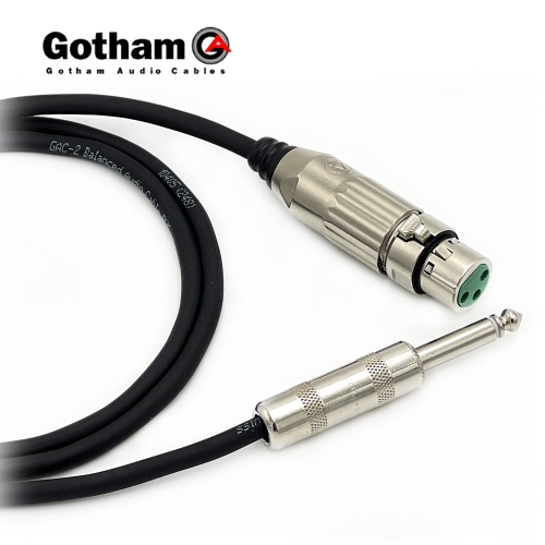 고담 GAC-2 스위치크래프트 XLR(암) - 55 TS(모노) 마이크케이블 제작케이블