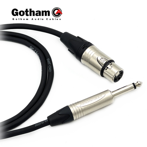 고담 GAC-2 뉴트릭 XLR(암) - 55 TS(모노) 마이크케이블 제작케이블